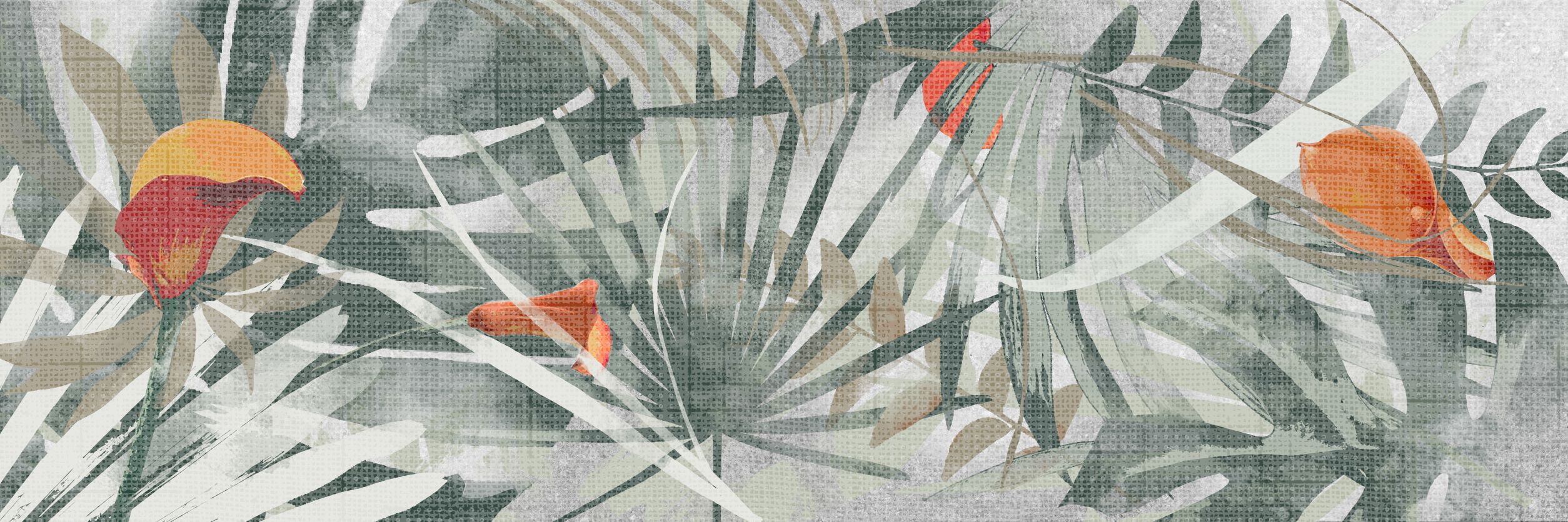 картинка Тефра 7Д 750*250 декор тропики с1 (1,69м.кв.) от Керамин-Нева (керамическая плитка, керамогранит)