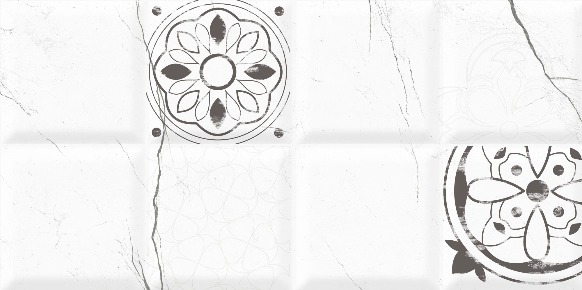 картинка Керамическая плитка Альба 7Д 600*300 пэчворк от Керамин-Нева (керамическая плитка, керамогранит)