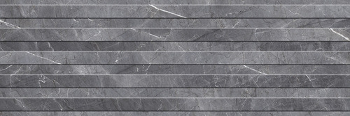 картинка Канон-Р 1Д 900*300 серый, структура "рейки" (1,35 м.кв.) от Керамин-Нева (керамическая плитка, керамогранит)